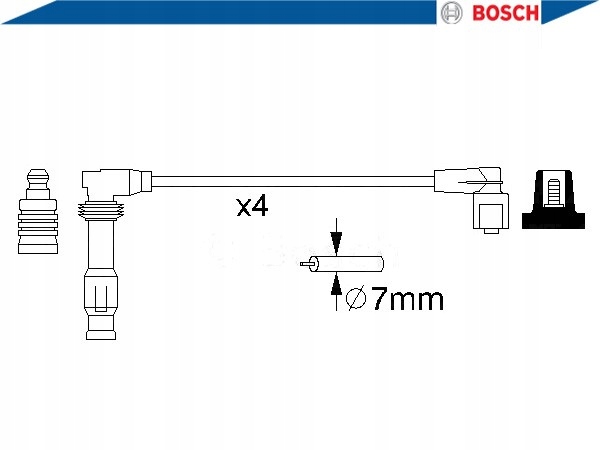 фото №2, Набор трубопровод зажигания bosch 986 356 986