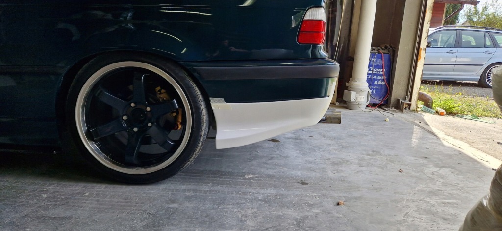 Bmw e36 m набір накладки бампера задній spats mway workshop Київ