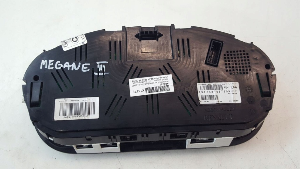 фото №3, Лічильник renault megane iii