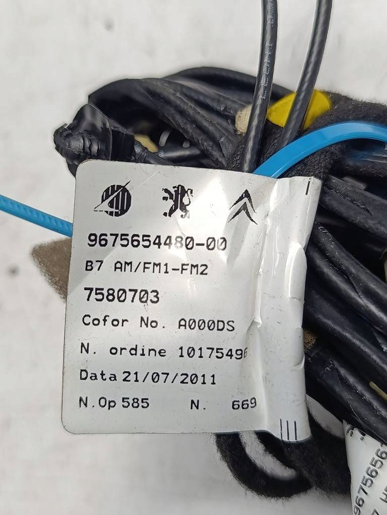 фото №7, Citroen ds4 11-15 шланг жгут антенны 9675656380