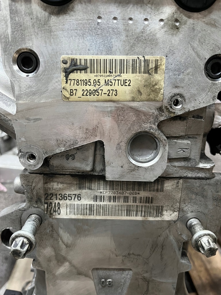 фото №15, Двигатель 3.0 d m57n2 306d3 насос bmw e70 x5 e83 e92 e71 e60 e61 сжатие