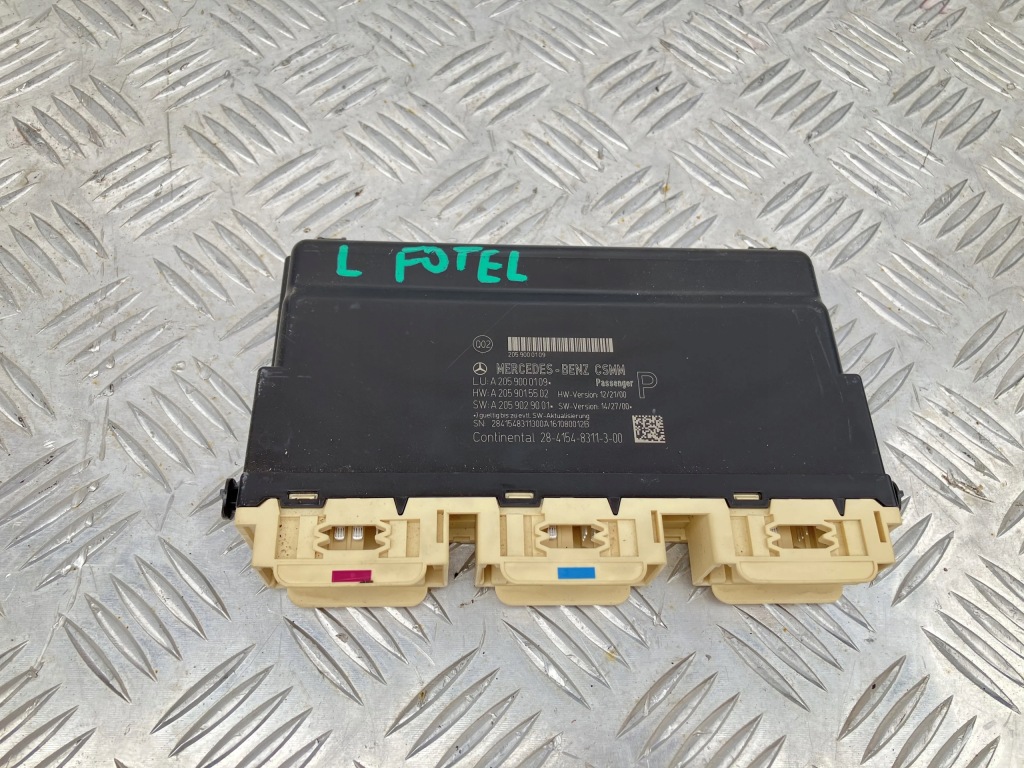 фото №1, Модуль блок керування сидіння mercedes w205 2.0 cgi