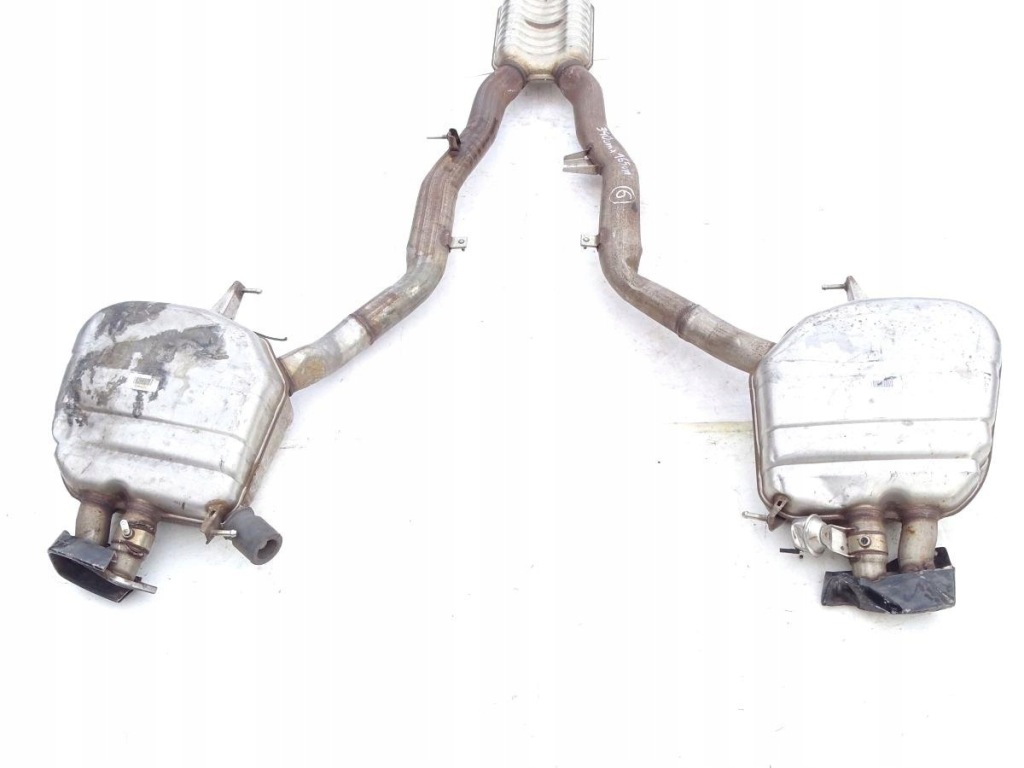 фото №8, Bmw 6 m6 f06 gran coupe 4.4 n63 13-18 труба выхлопная система выпускной гаситель