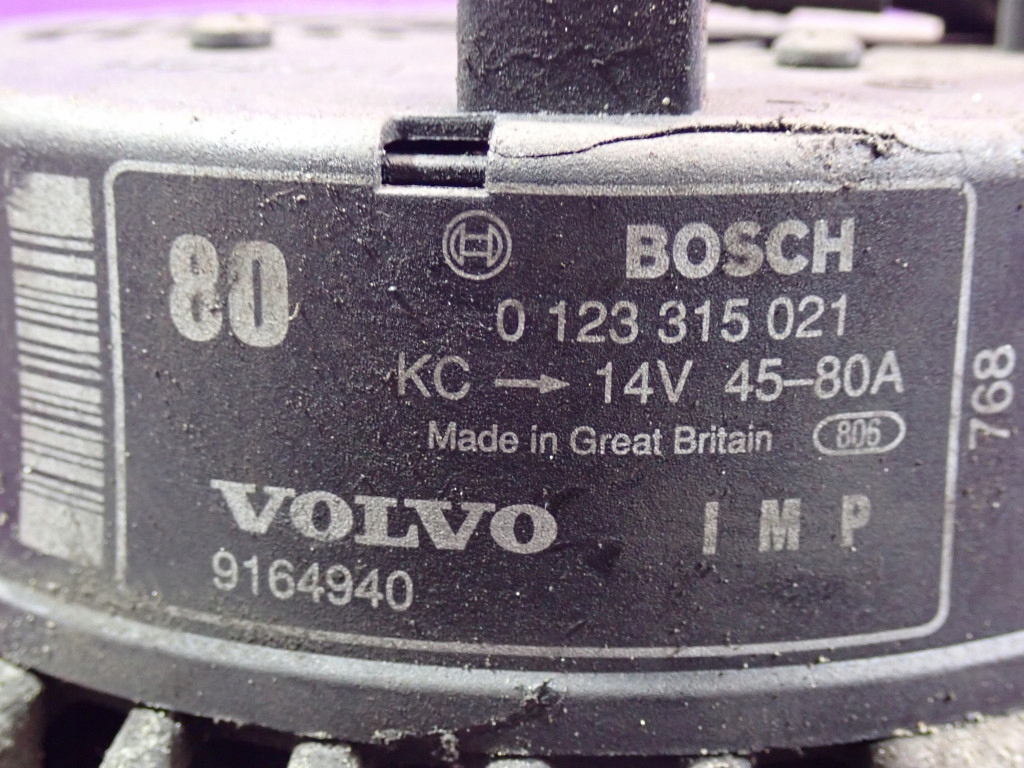 фото №7, Volvo v40 i 96-00 1.8 генератор 0123315021 9164940