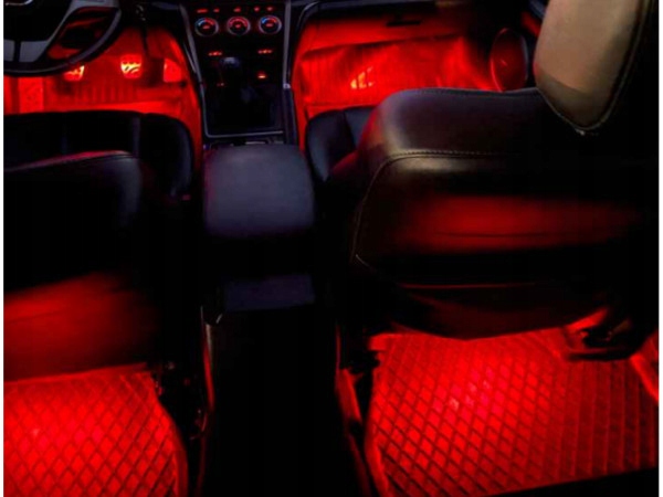 Большой 48 led usb app pilot музыка освещение салона автомобиля кабины автомобиля в Украине