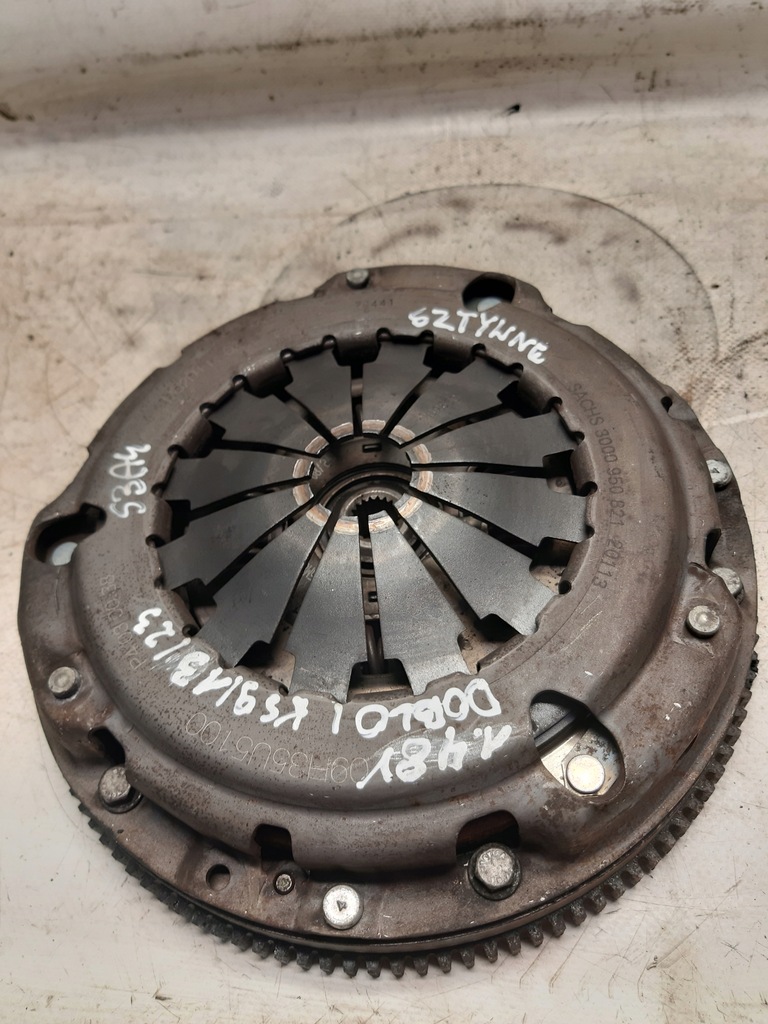 фото №16, Сцепление диск прижим колесо fiat doblo i 1.4 8v