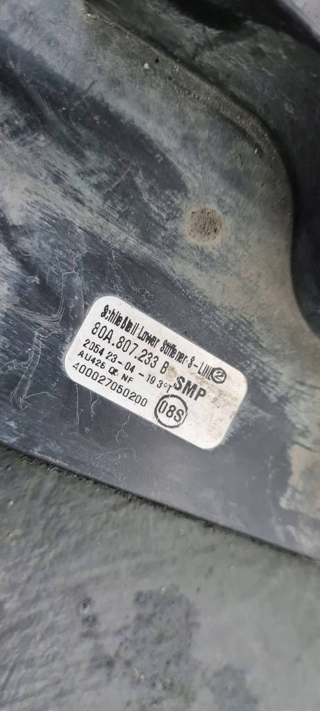 фото №16, Sq5 80a q5 защита плита pod бампер sline 80a807233b