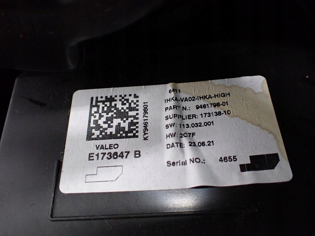 фото №14, Обігрівач повітродувка europa 5a07176 9297751 7952061 9461798 bmw i3 i01 21r