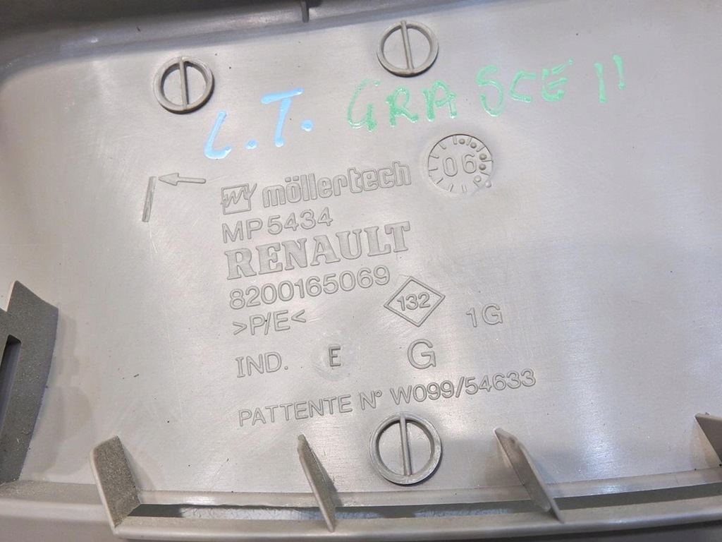 фото №9, Защита стойка левый задняя grand scenic ii