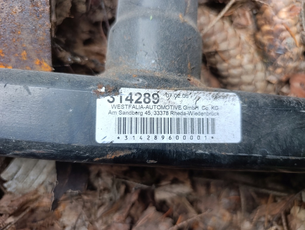 фото №6, Балка фаркоп буксировочный opel meriva a 314289