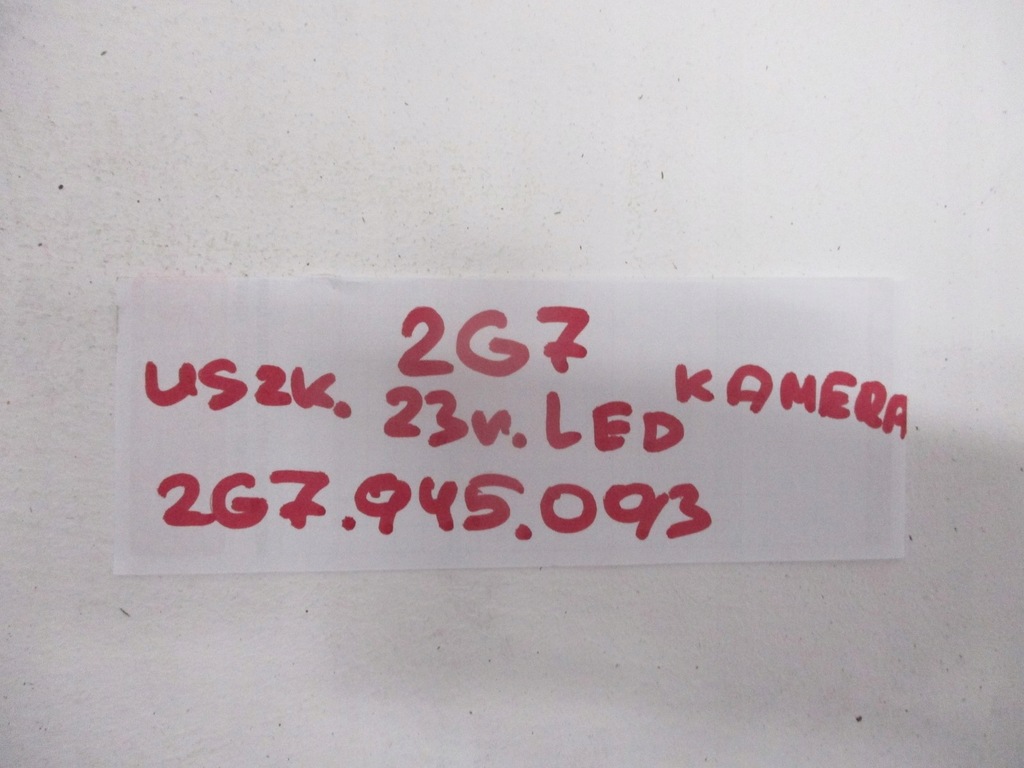 фото №10, Лампа накладка крышки vw taigo 2g7 камера 2g7945093