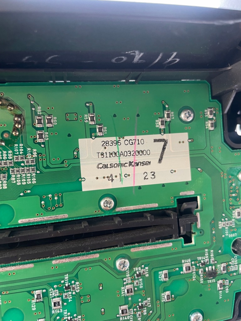 фото №4, Панель радіо кондиціонера ґрати infiniti fx35 fx45