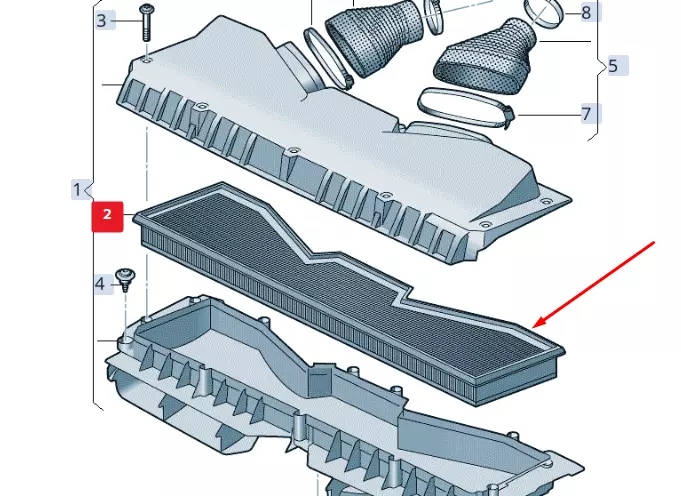 фото №8, Audi rs6 avant c8 двигатель air фильтр 4k0133843g