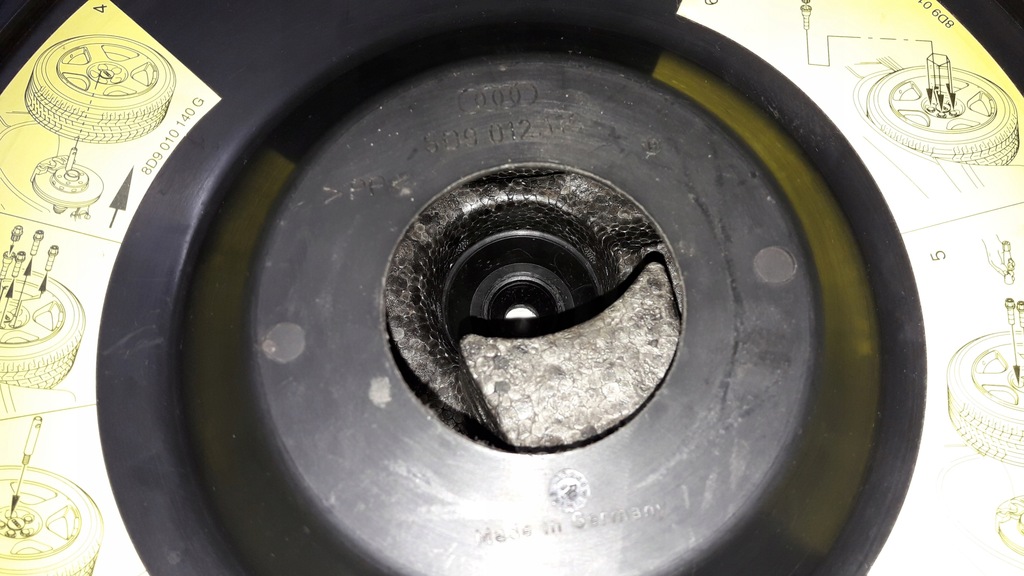 фото №7, Вкладыш колесо запасное audi a3 8l 8l0012109