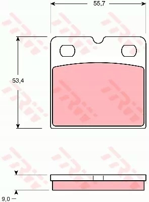 фото №2, Тормозные колодки тормозные задняя audi r8, r8 spyder, trw