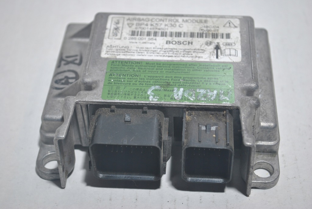фото №4, Датчик модуль подушка безопасности mazda 3 bp4k57k30c