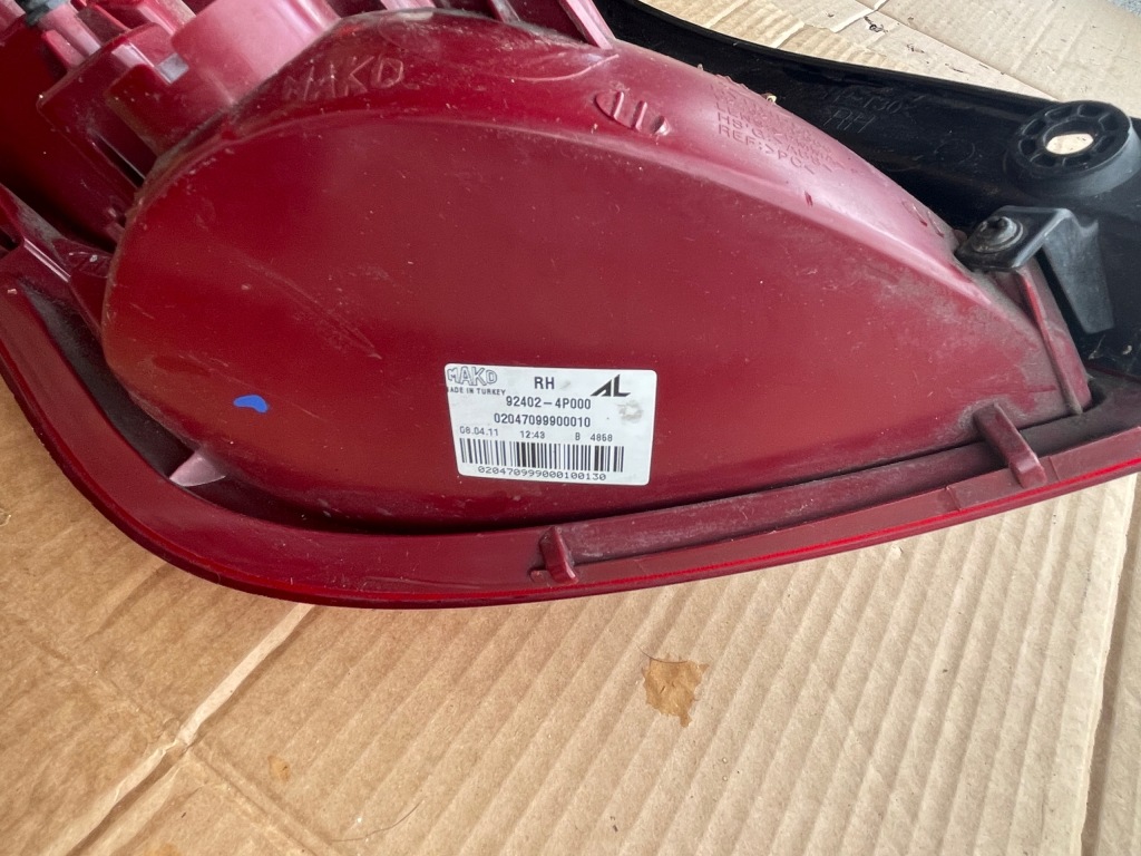 фото №5, Hyundai i20 лампа правий задня 92402-4p000 хетчбек