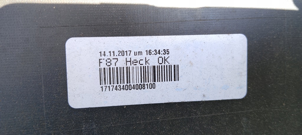 фото №12, Бампер задняя задний bmw m2 f87 m-power coupe 16-21rok 8062184 51128062184