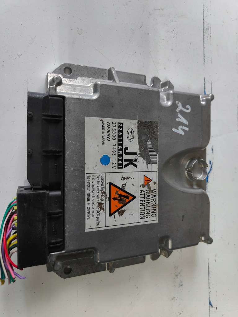 фото №1, Subaru legacy iv бортовий комп'ютер двигуна 275800-7493
