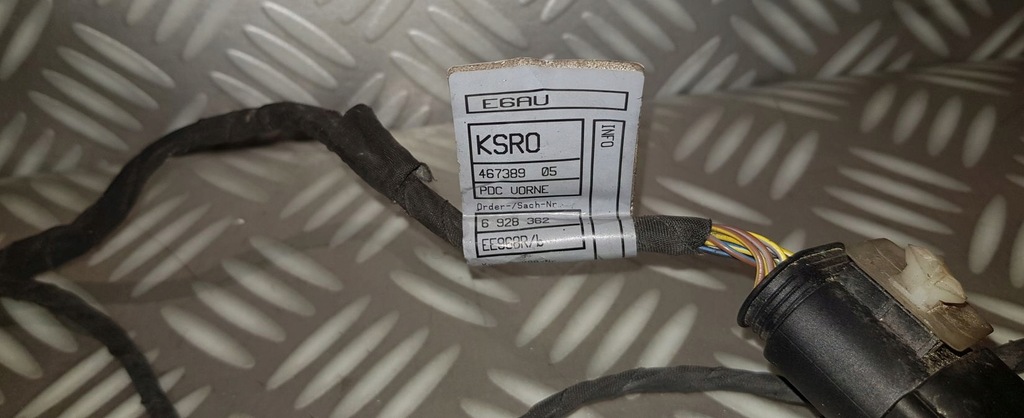 фото №10, Bmw 5 e60 e61 03-06r джгут датчиків pdc бампера перед 6928362 + штекер