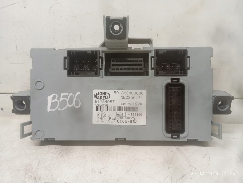 фото №1, Коробка предохранителей bsi fiat idea 51754987