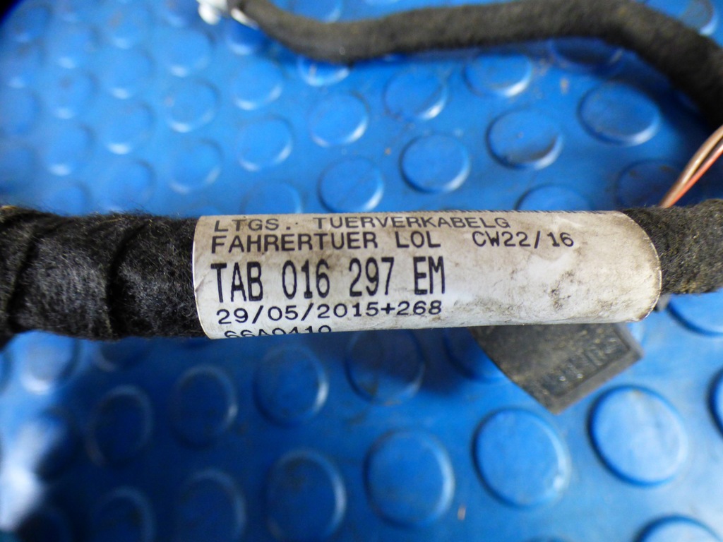 фото №5, Електропроводка двері ліва europa tab016297em skoda citigo 3d