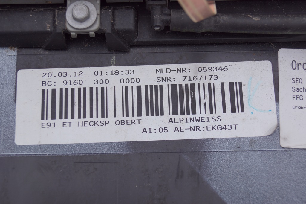 фото №11, Спойлер спойлер кришки задня bmw e91 7143263 стоп