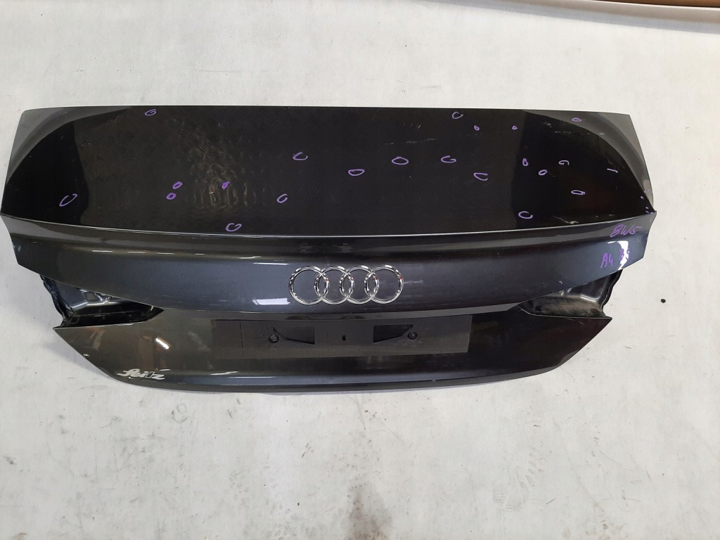 фото №1, Audi a4 b9 8w5 sedan кришка багажника багажника задня задня