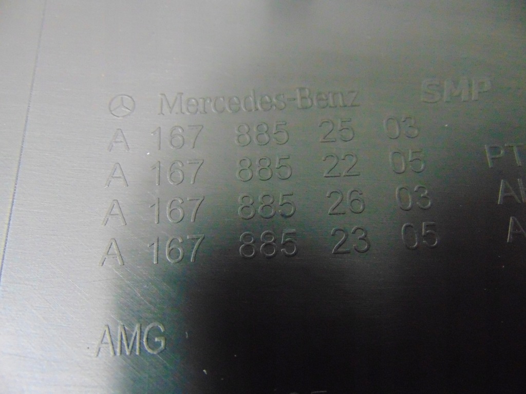 фото №12, Накладка спойлер бампера задняя mercedes w167 gle