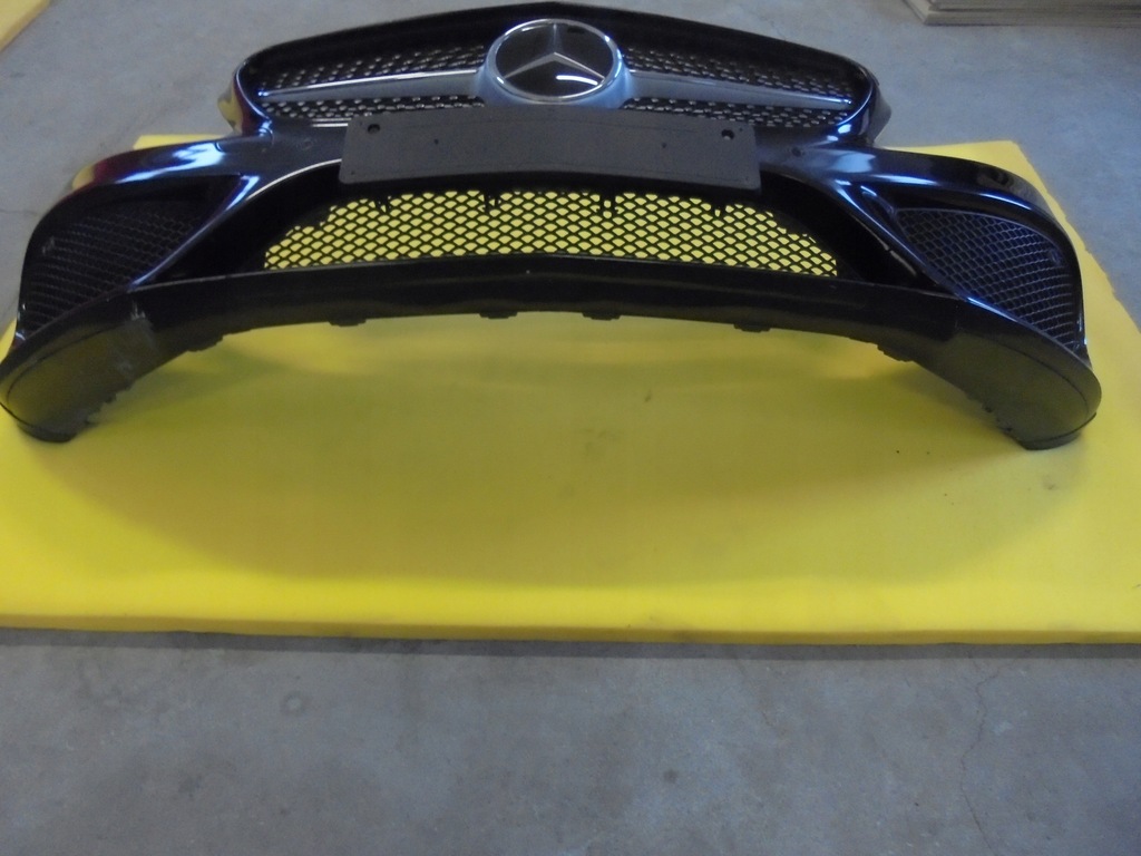 фото №4, Mercedes c klasa w205 amg бампер перед kompletny pdc радари