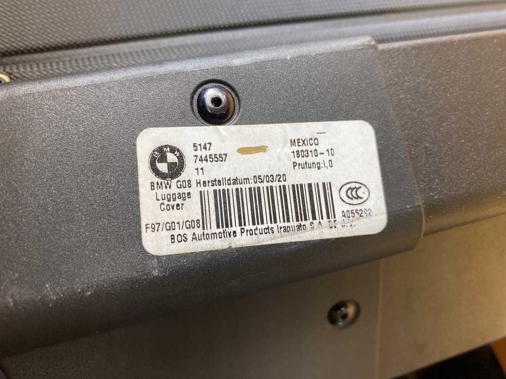 фото №14, Шторка багажника bmx x3 g01 f97 7445557