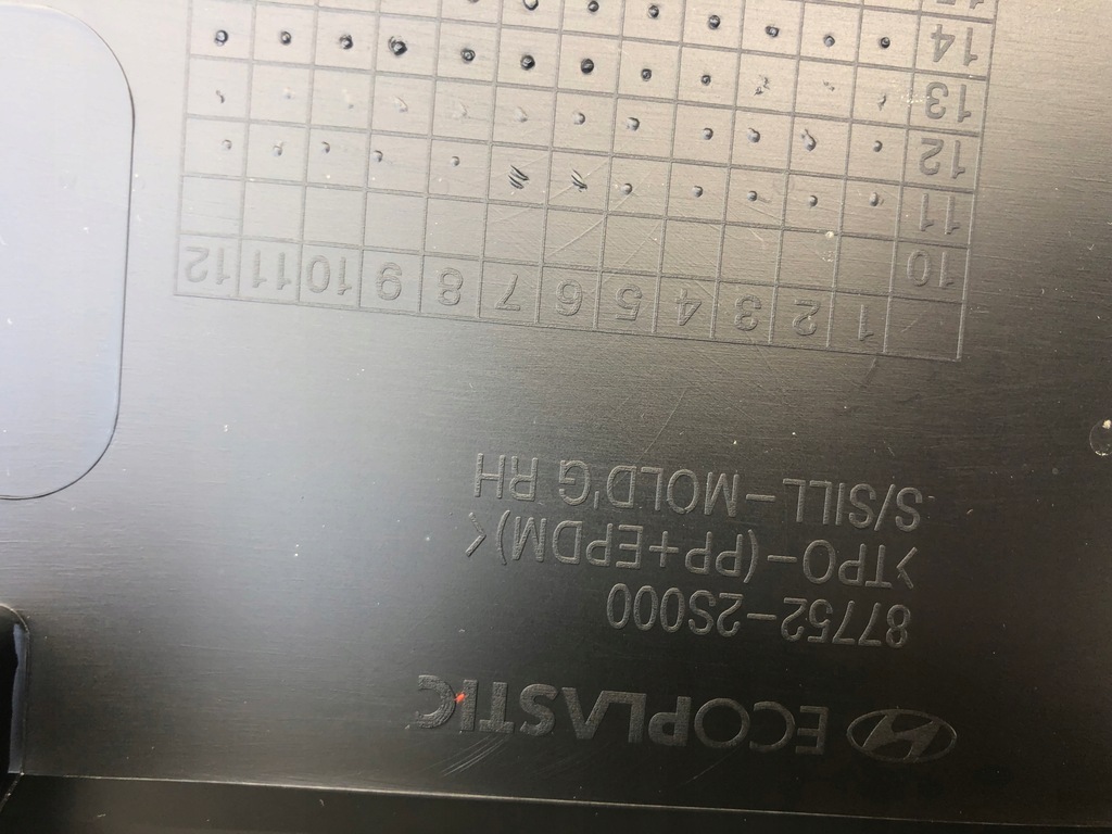 фото №10, Nowa молдинг поріг поріг hyundai ix35 ix 35 права оригінальна 87752-2s000