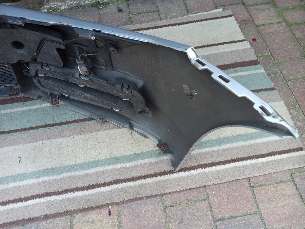 фото №11, Бампер перед jaguar xf x250 сріблястий 07-11r