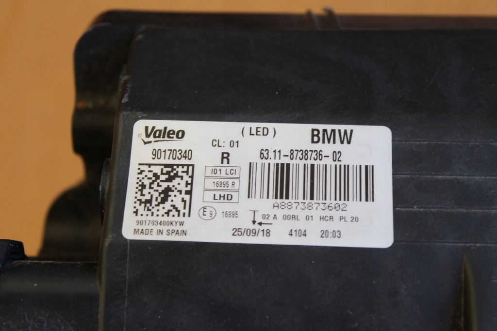 фото №8, Kompletny перед c32 капот бампер pas радіатор лампи bmw i3 i01 lci