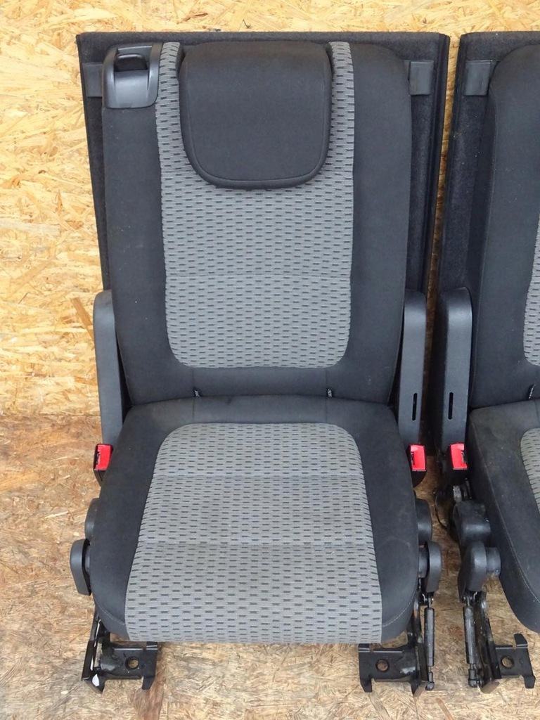 фото №10, Sharan alhambra 7n обивка сиденья задняя задние ii iii ряд подушка безопасности комплект