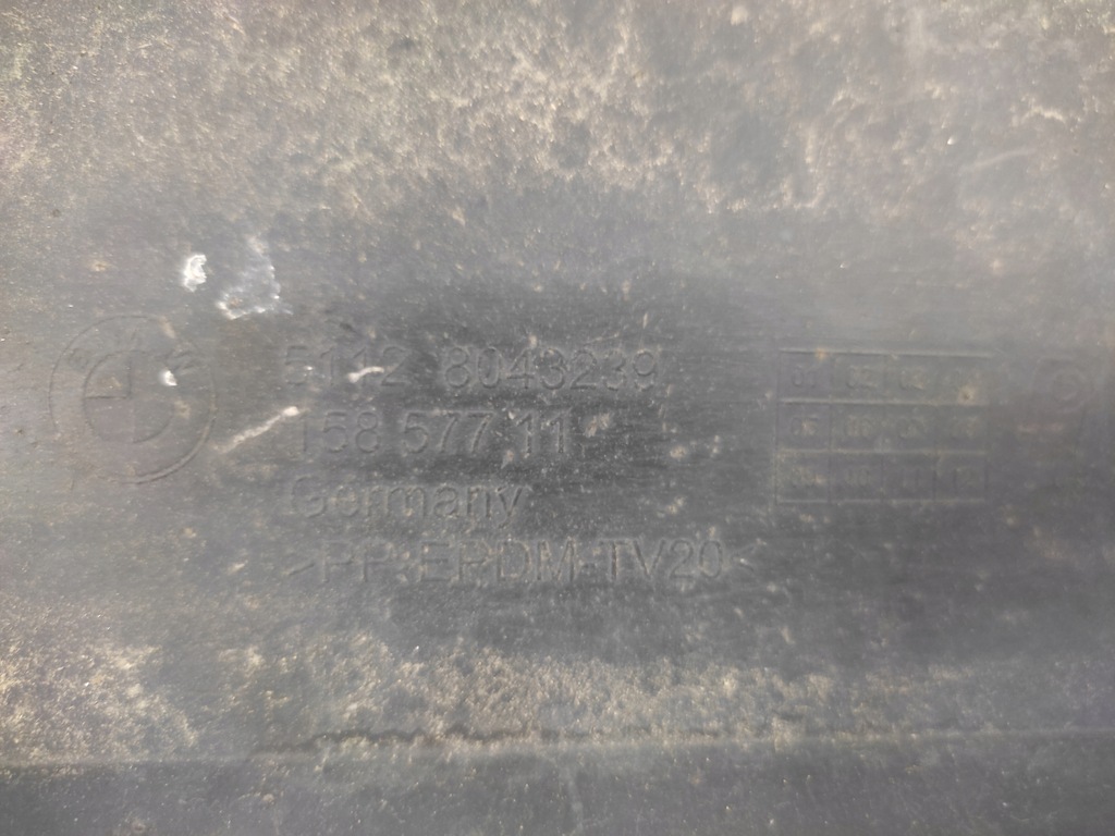 фото №12, Bmw 3 e90 e91 m-pakiet спойлер диффузор бампера заднего задняя 2004-