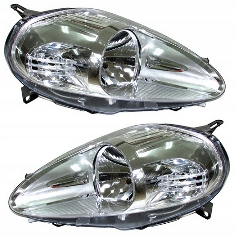 фото №1, Комплект фары fiat punto grande 199 2005-2008