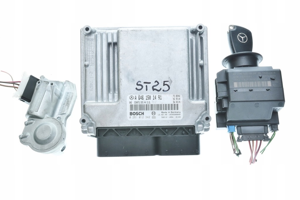 фото №1, Бортовой компьютер mercedes w203 a6461501491 набор