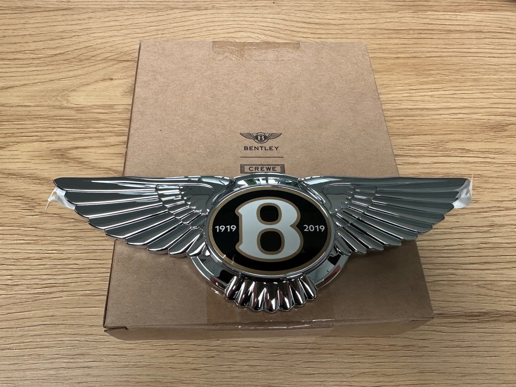 фото №1, Bentley continental капот logo значок эмблема na капот 3sd