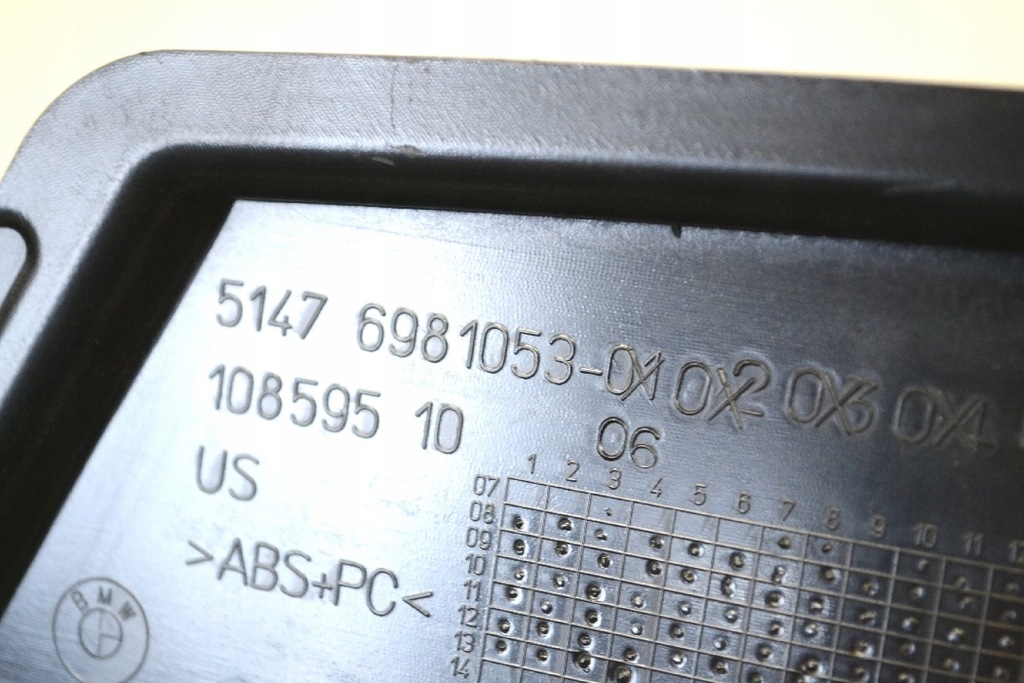 фото №6, Bmw x6 e71 m50d 2013 lhd задня захист багажника панель 6981053