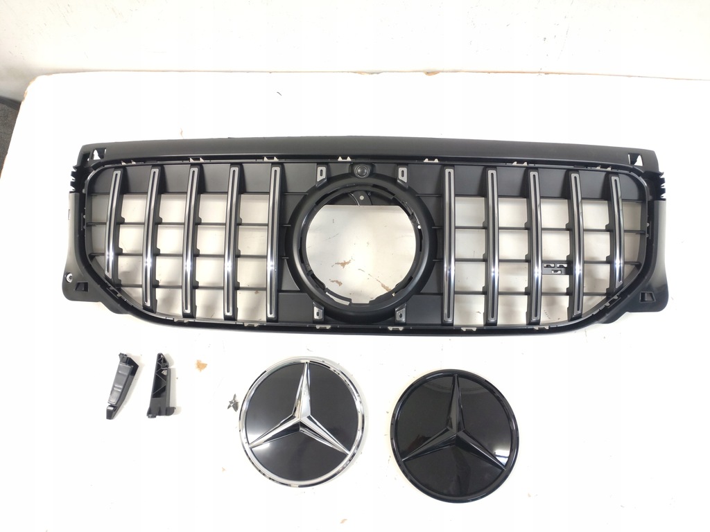 фото №11, Новий решітка радіатора решітка радіатора радіатора mercedes glb lift x247 gt full black 2023-