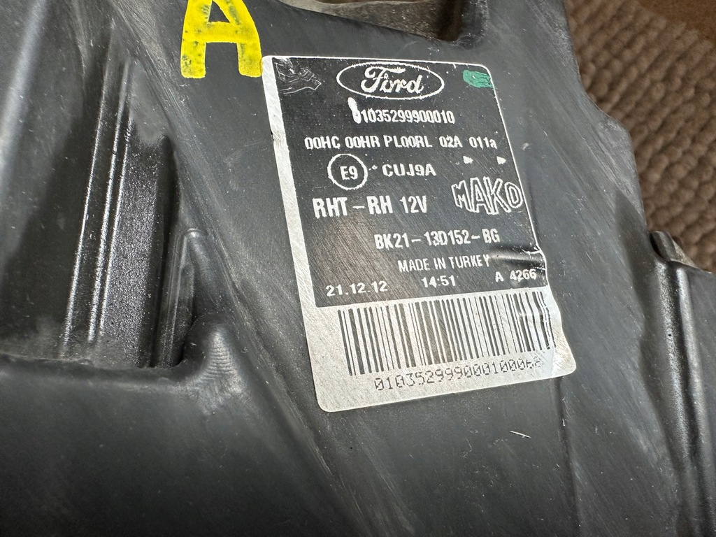 фото №6, Ford transit custom 12-17 лампа права оригінальна