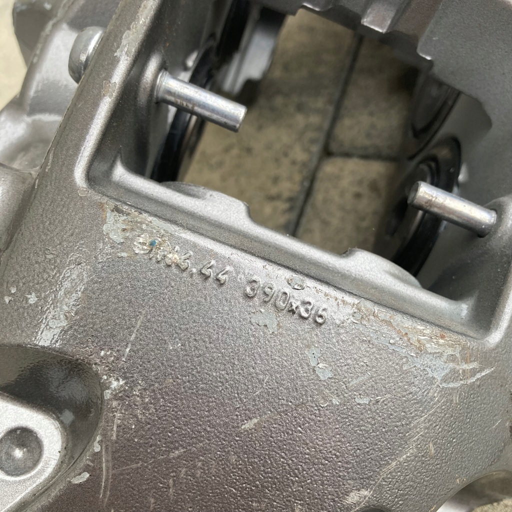 фото №6, Mercedes w223 s-klasa суппорт тормозной левый перед 390x36 brembo