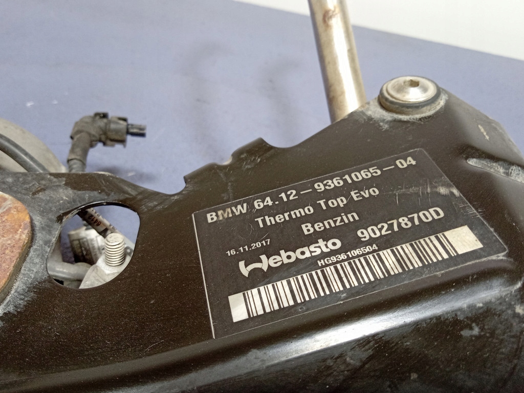 фото №8, Bmw 5 g30 g31 обогреватель стояночный webasto 9361065