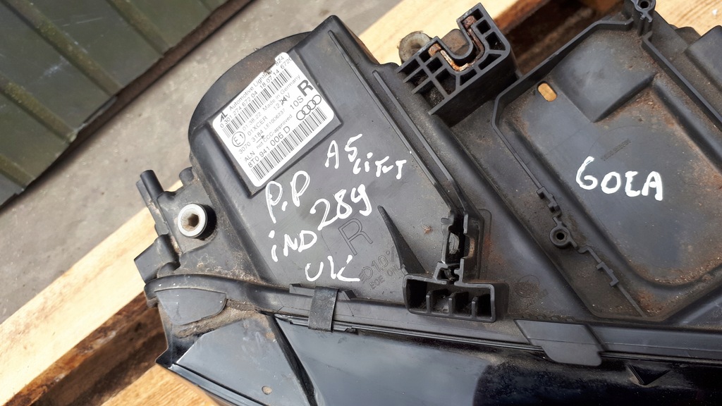 фото №9, A5 8t s5 lift лампа правая перед передняя bixenon uk 8t0941006d