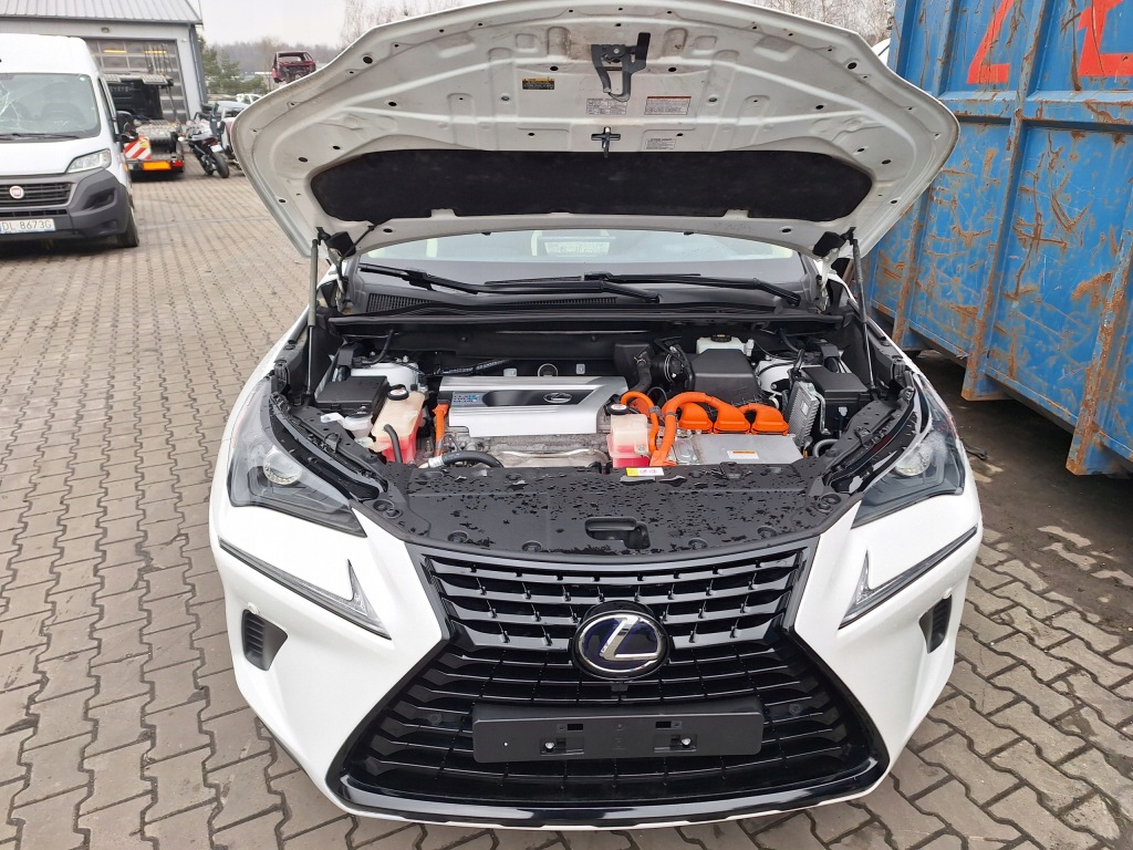 фото №14, Lexus nx 1 i z1 lift nx300h 17-21 bez pdc белый бампер задняя 085