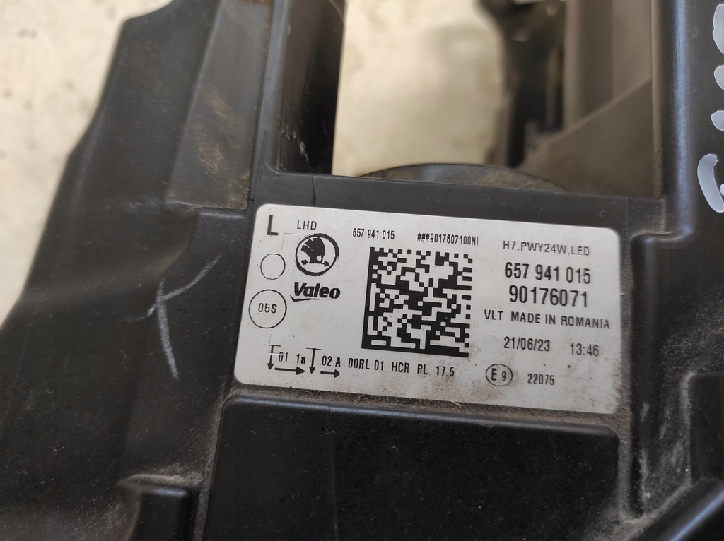 фото №9, Skoda scala 19- лампа левая перед 657941015