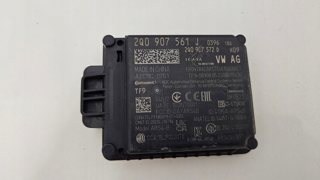 фото №1, Vw t-roc audi q3 skoda радар distronic 2q0907561j