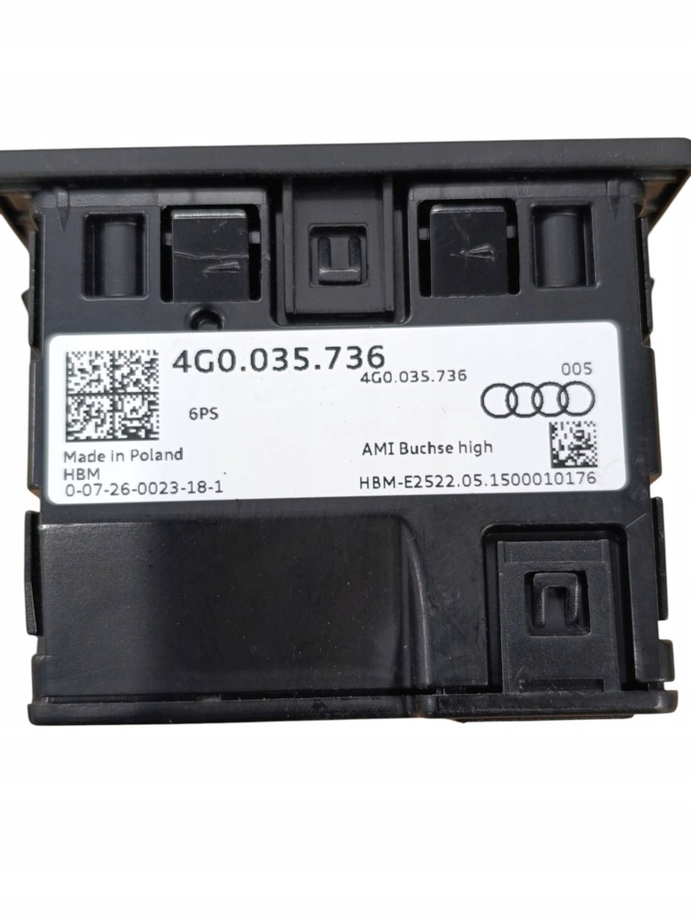 фото №7, Audi a6 s6 c7 4g 2016 все разъём / соединитель aux