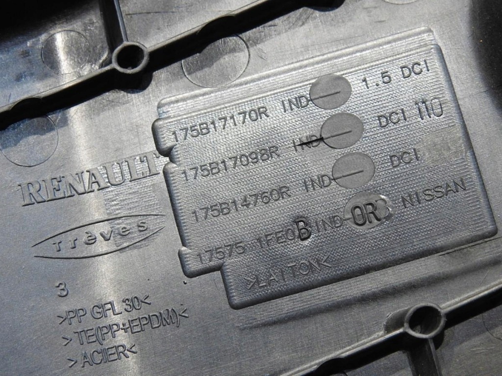 фото №5, Крышка защита двигателя dacia sandero i 1.5 dci 175b17170r